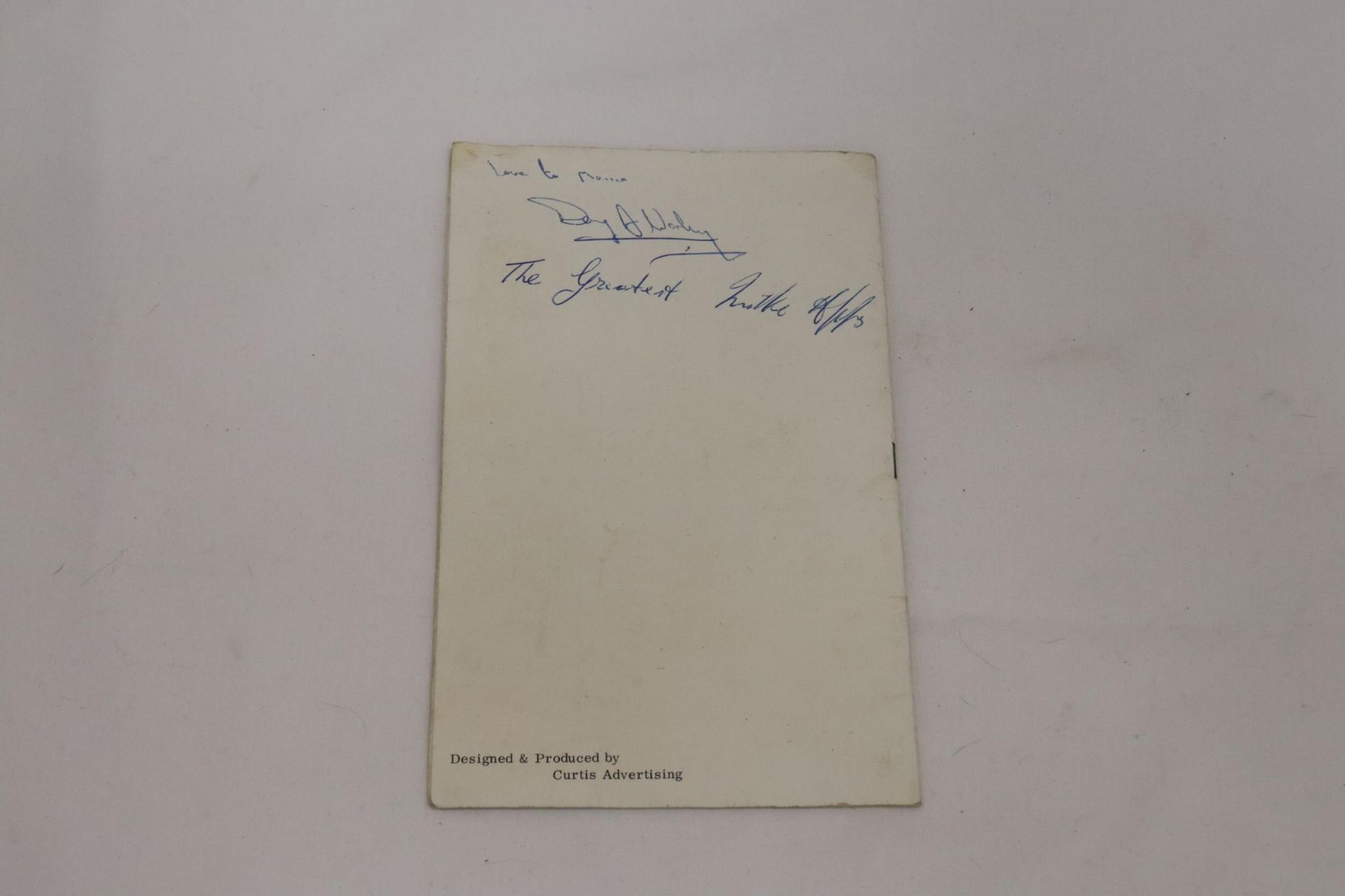 A 1971 ALAN BROWN AND DAVID SAYER BENEFIT PROGRAMME, PROMOTED BY KENT CRICKET CLUB, WITH SIGNATURES - Bild 2 aus 4