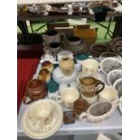 VARIOUS CERAMIC ITEMS TO INCLUDE DENBY GREENWHEAT, MEAKIN, STONEWARE ETC