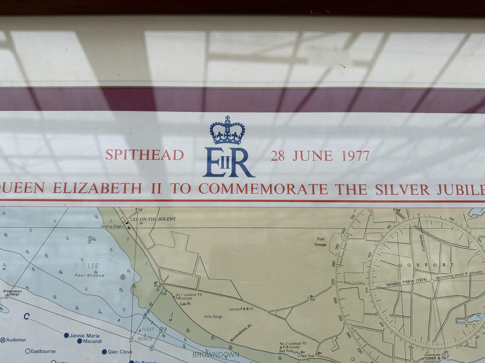 A FRAMED REVIEW OF THE FLEET BY HER MAJESTY QUEEN ELIZABETH II - Image 2 of 4