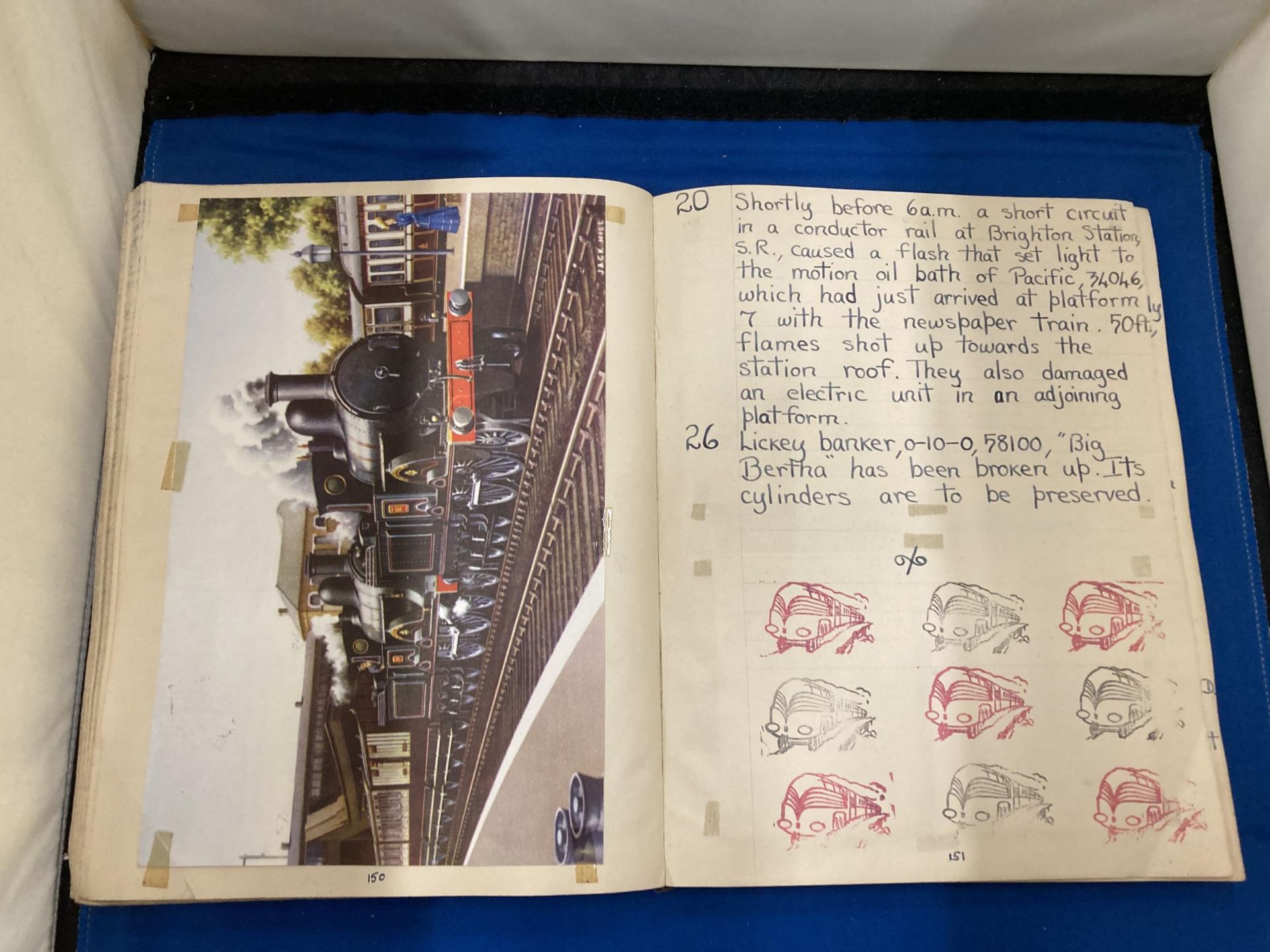 A 1957 BRITISH RAIL TRAINSPOTTERS RECORD BOOK - Image 6 of 9