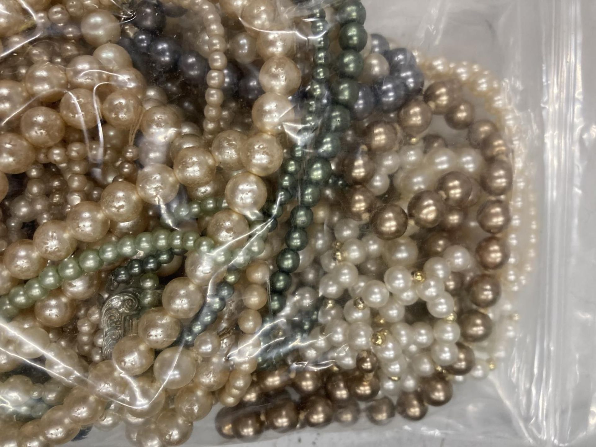 A LARGE QUANTITY OF PEARL NECKLACES - Image 2 of 3
