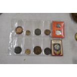 AN EMPEROR NERO COIN, TWO JEWISH COINS AND EIGHT OTHERS