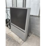 A TOSHIBA 43" TELEVISION ON STAND