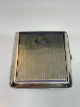 A MARKED 835 SILVER CIGARETTE CASE