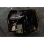 A LARGE COLLECTION OF VINTAGE CAMERA EQUIPMENT