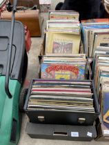 A LARGE ASSORTMENT OF LP RECORDS