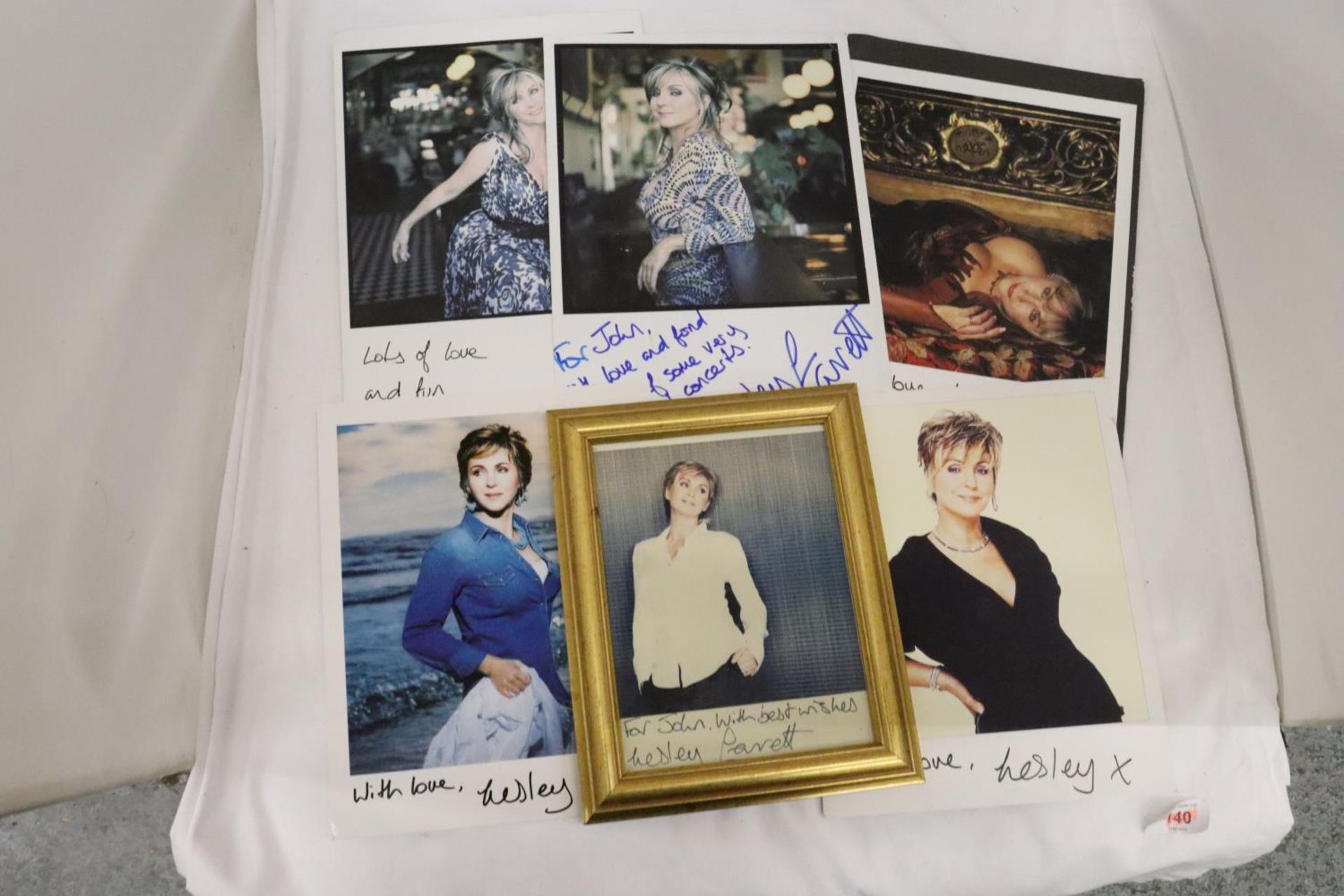 A COLLECTION OF LESLEY GARRETT SIGNED PHOTOS, ONE FRAMED - Image 4 of 5