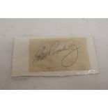 AN ELVIS PRESLEY AUTOGRAPH ON PAPER