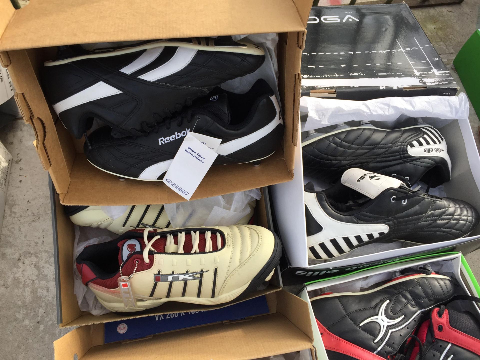 TEN PAIRS OF AS NEW AND BOXED SPORTS BOOTS AND TRAINERS - Image 2 of 4