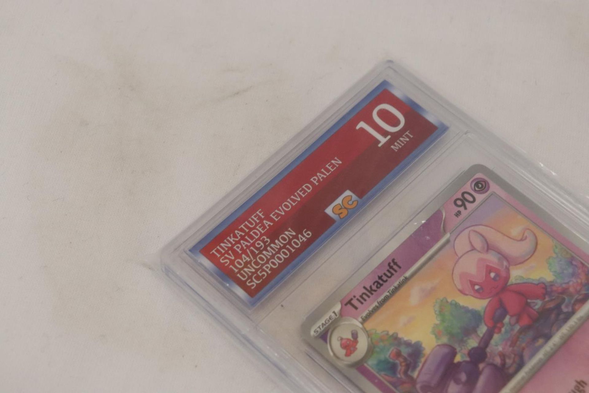 A GRADED 10/10, MINT, TINKATUFF, POKEMON CARD - Image 3 of 4