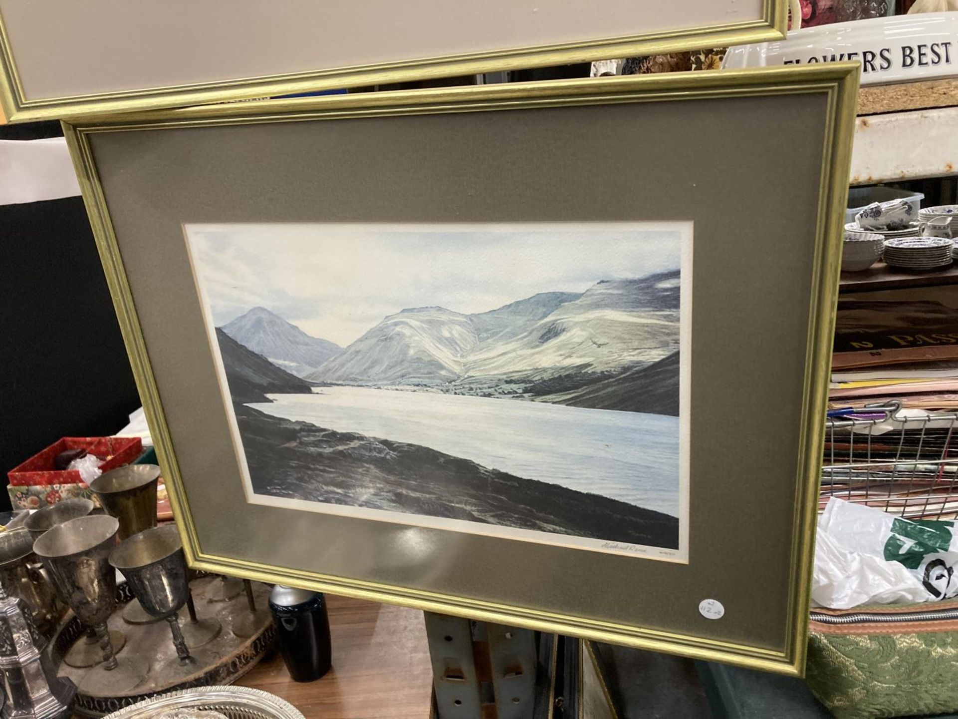 TWO FRAMED MICHAEL REVERS LANDSCAPE LIMITED EDITION 419/850 AND 463/850 PRINTS - Image 3 of 5