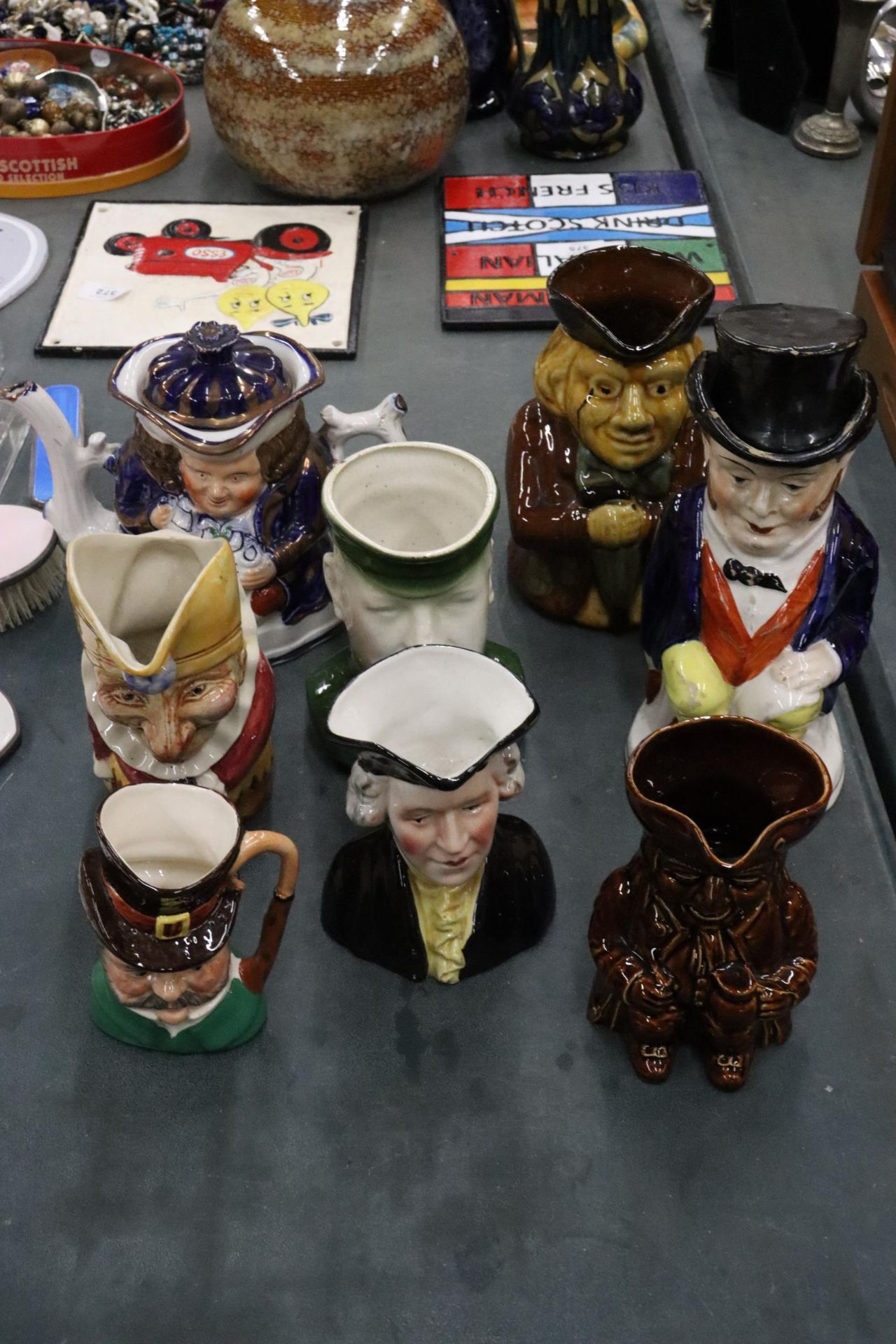 A QUANTITY OF TOBY JUGS TO INCLUDE AN ALLERTON'S TEAPOT - Image 2 of 6