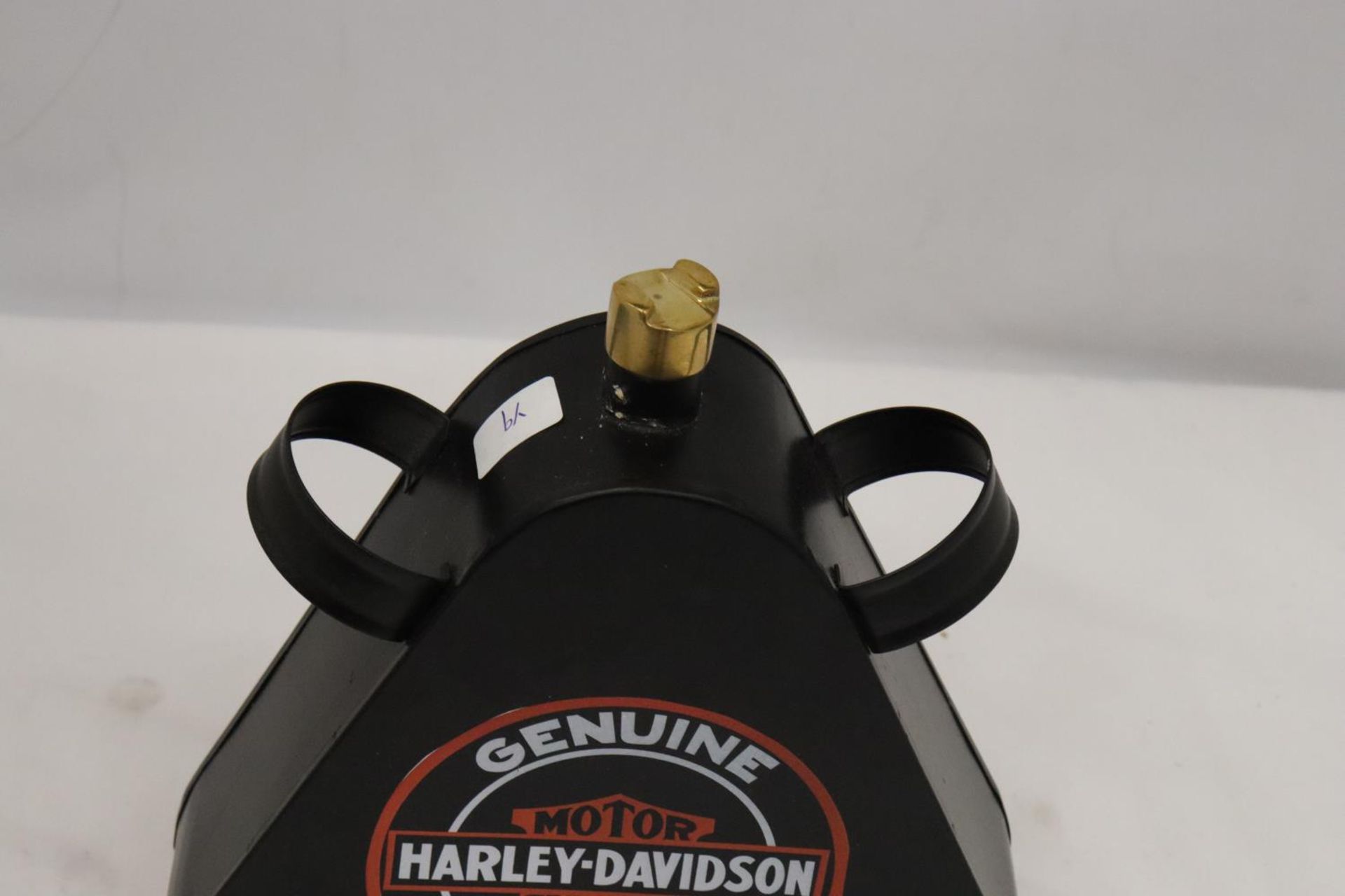 A HARLEY DAVIDSON MOTOR OIL CAN, HEIGHT 25CM - Bild 4 aus 4