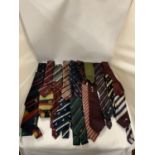 A COLLECTION OF CRICKET INTERNATIONAL AND BENEFIT TIES, MOSTLY VINTAGE - APPROX 20 IN TOTAL