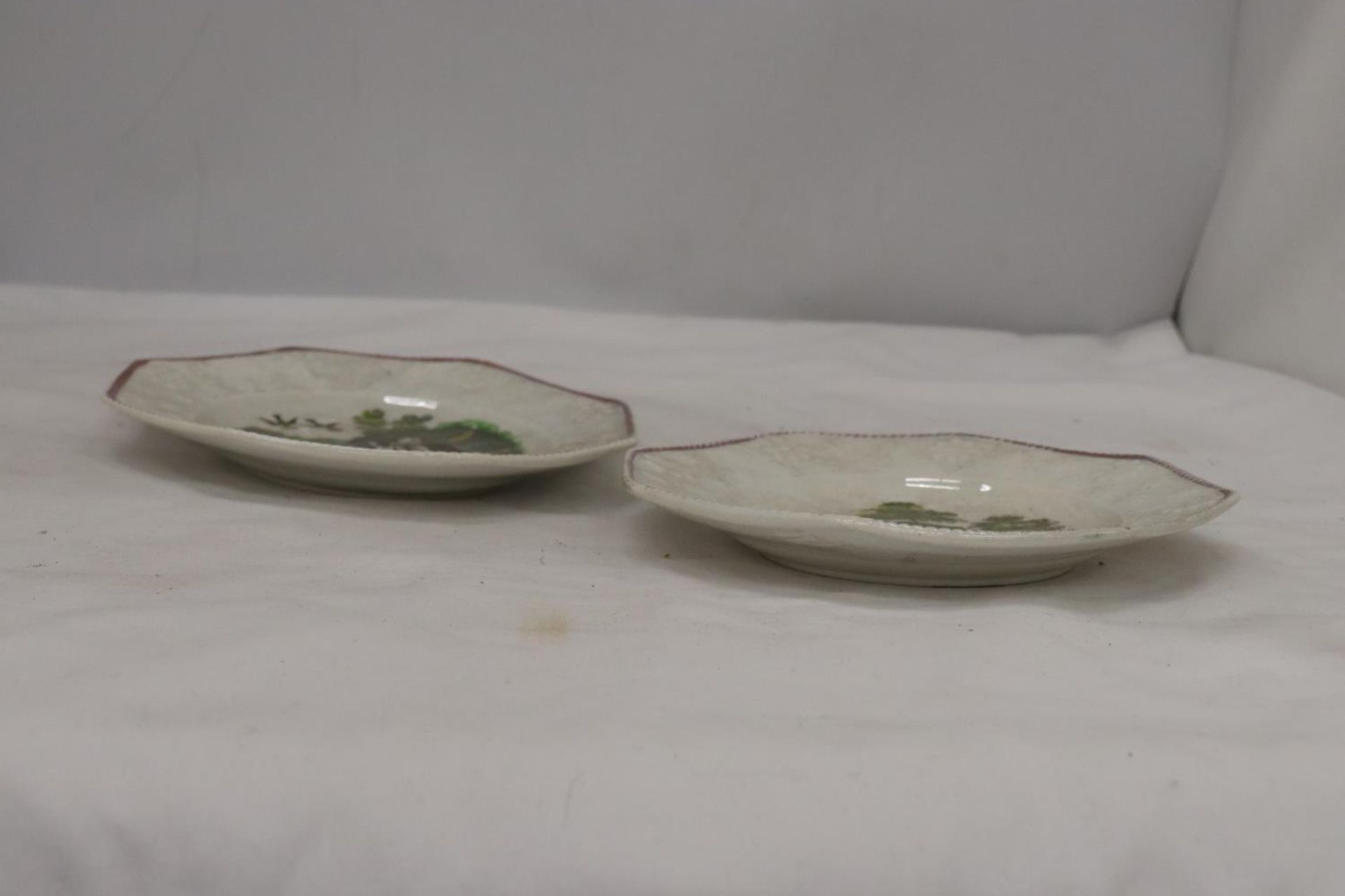 TWO 19TH CENTURY PEARL WARE CHILD'S PLATES - Image 5 of 5