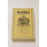 A 1938 COPY OF WISDEN'S CRICKETER'S ALMANACK. THIS COPY IS IN USED CONDITION, THE SPINE IS INTACT.