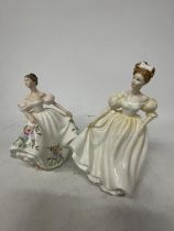 TWO TOYAL DOULTON FIGURES LUCY AND NATALIE