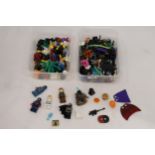 A QUANTITY OF LEGO FIGURES AND OTHER SPARES