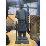 A MODEL OF A SAMURI WARRIOR APPROXIMATELY 70CM TALL