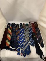 A COLLECTION OF COUNTY CRICKET TIES, SOME VINTAGE - APPROX 20 IN TOTAL