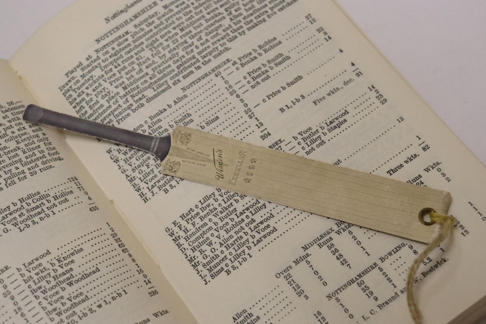 A 1937 COPY OF WISDEN'S CRICKETER'S ALMANACK. THIS COPY IS IN USED CONDITION, THE SPINE IS INTACT - Image 5 of 5