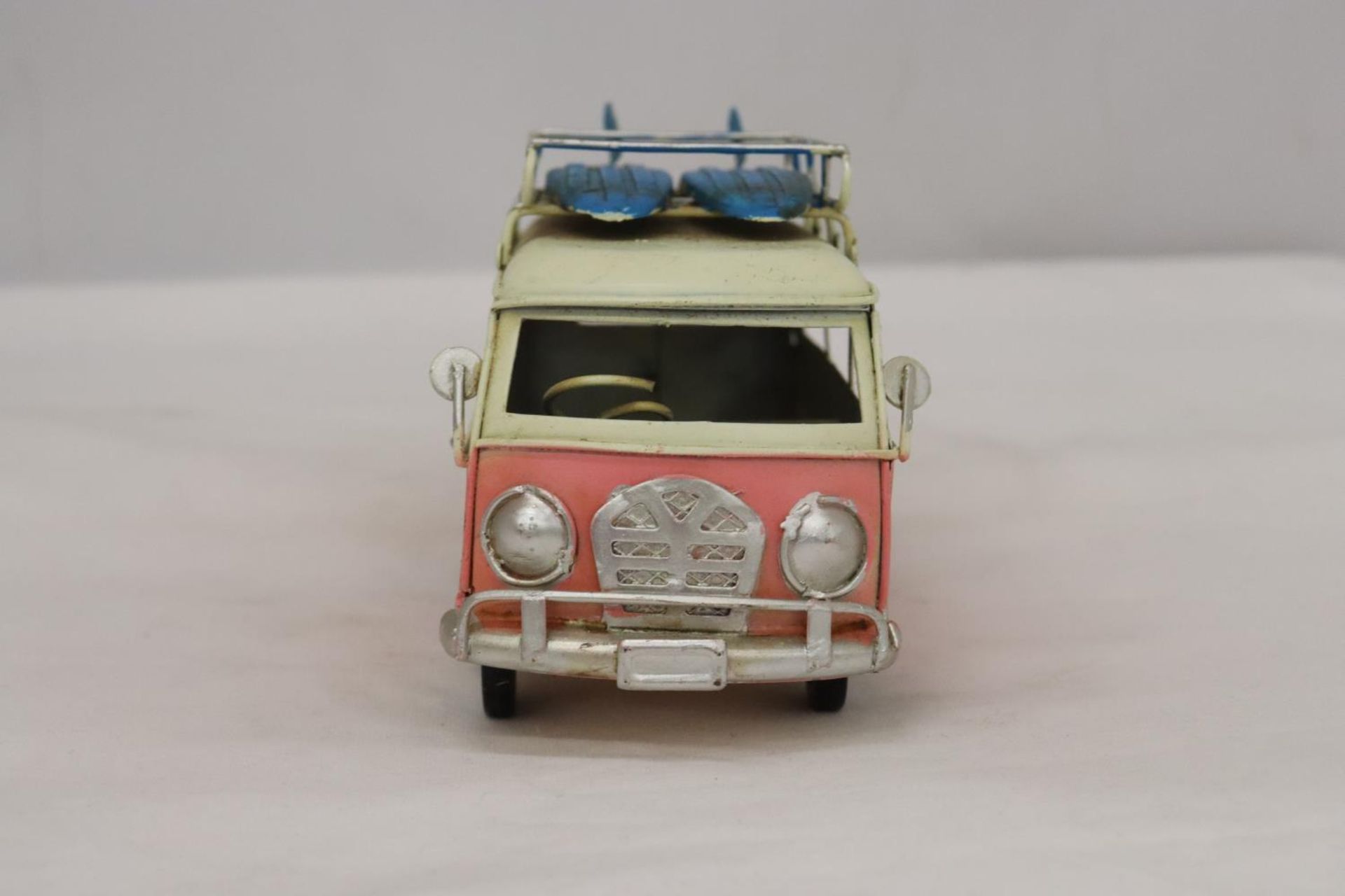 A TIN PLATE VOLKSWAGON SURFING CAMPER VAN - Image 5 of 6