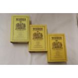 THREE HARDBACK COPIES OF WISDEN'S CRICKETER'S ALMANACKS, 1980, 1981 AND 1982. THESE COPIES ARE IN