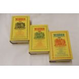 THREE HARDBACK COPIES OF WISDEN'S CRICKETER'S ALMANACKS, 1968, 1969 AND 1970. THESE COPIES ARE IN