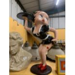 A BETTY BOOP DUMB WAITRESS FIGURE - OVER 60 CM TALL