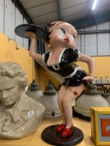 A BETTY BOOP DUMB WAITRESS FIGURE - OVER 60 CM TALL