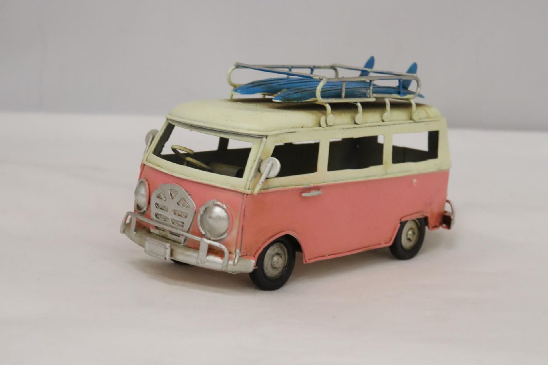 A TIN PLATE VOLKSWAGON SURFING CAMPER VAN - Image 2 of 6