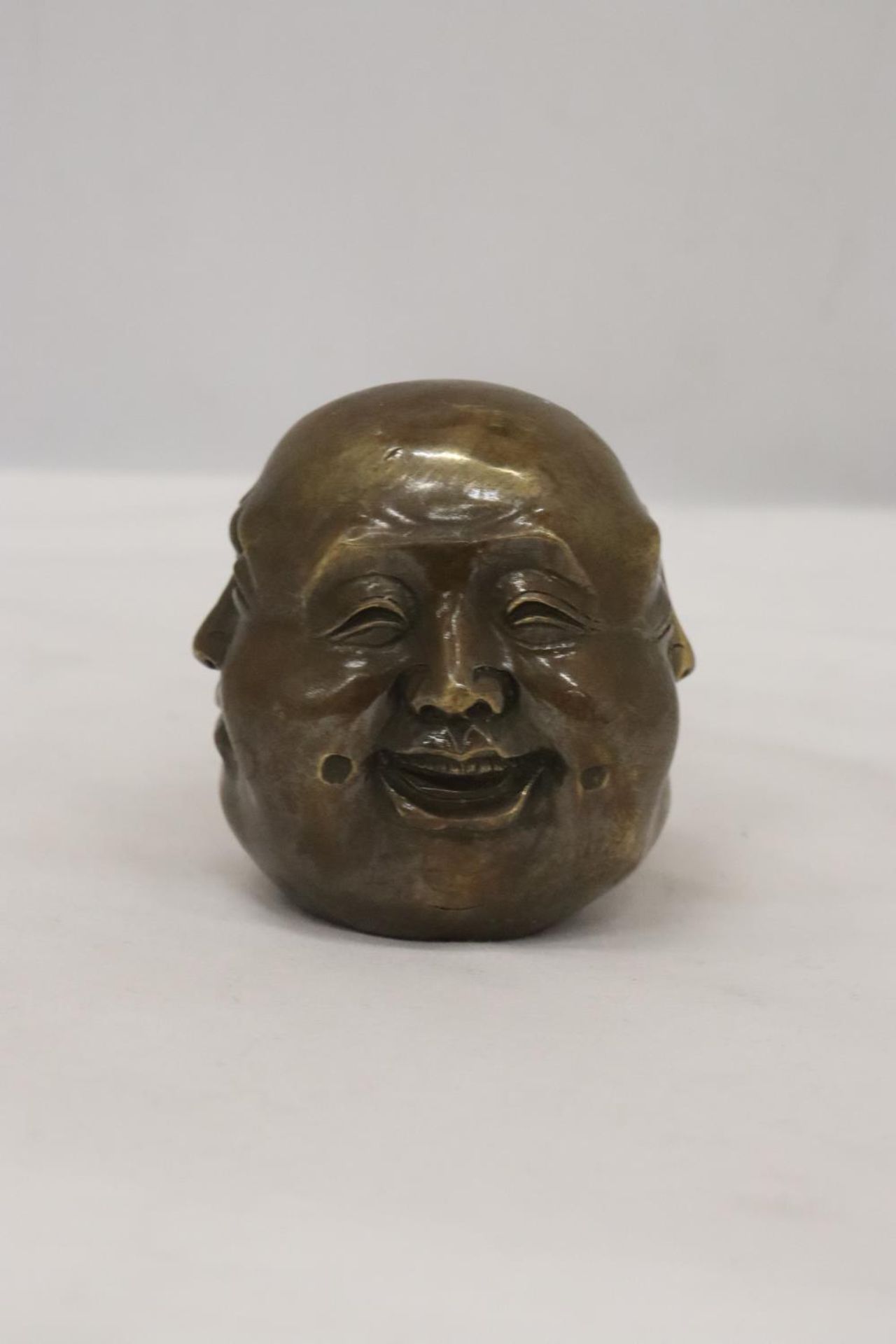 ABRONZE FOUR FACED BUDDAH, HEIGHT 8CM - Image 4 of 5