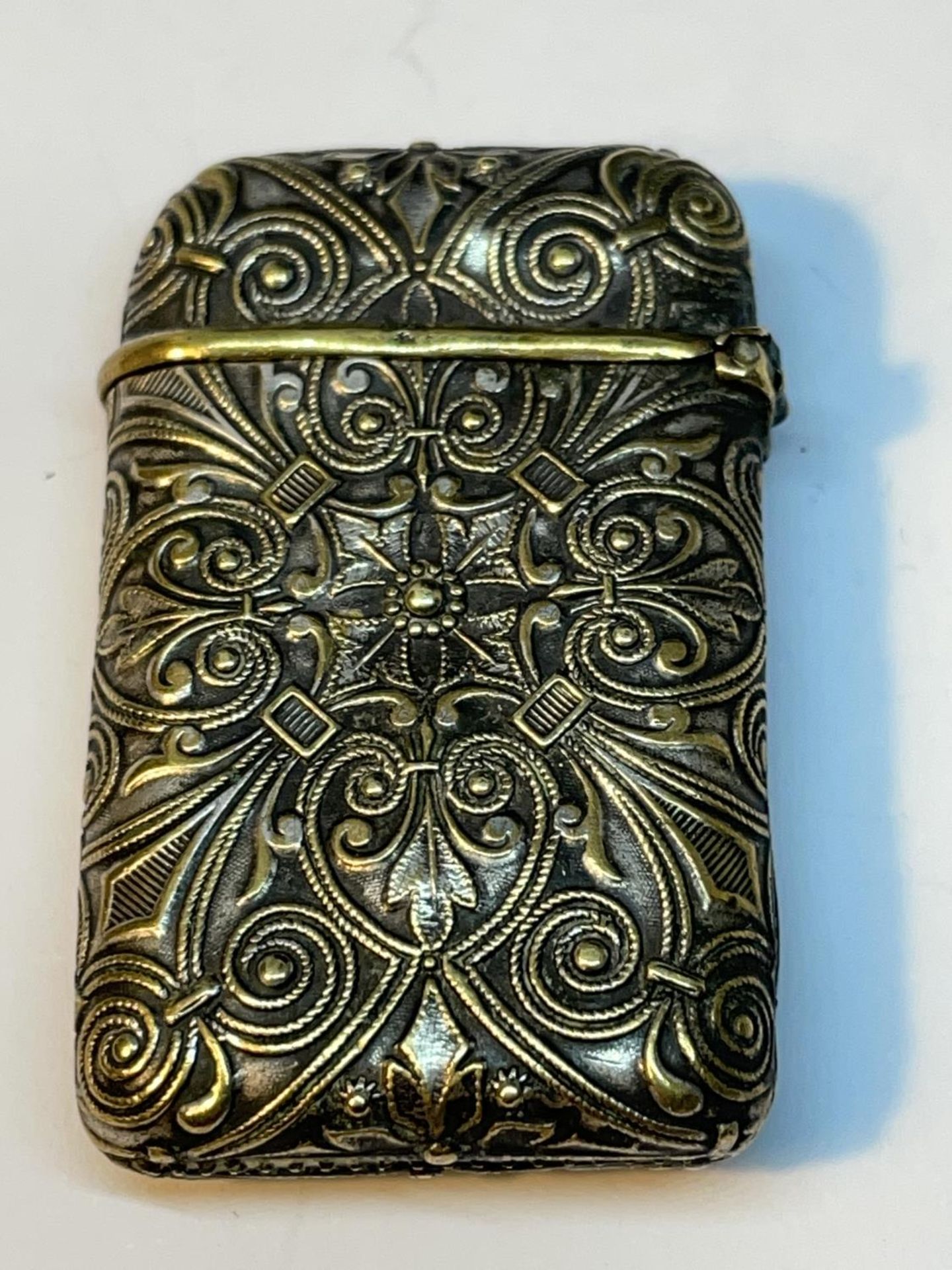 A DECORATIVE NAVAL VESTA CASE - Image 2 of 4