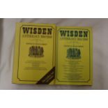 TWO WISDEN ANTHOLOGIES, 1864-1900 AND 1900-1940