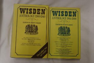 TWO WISDEN ANTHOLOGIES, 1864-1900 AND 1900-1940