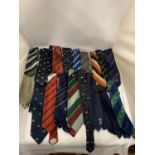 A COLLECTION OF CRICKET INTERNATIONAL AND BENEFIT TIES, MOSTLY VINTAGE - APPROX 20 IN TOTAL