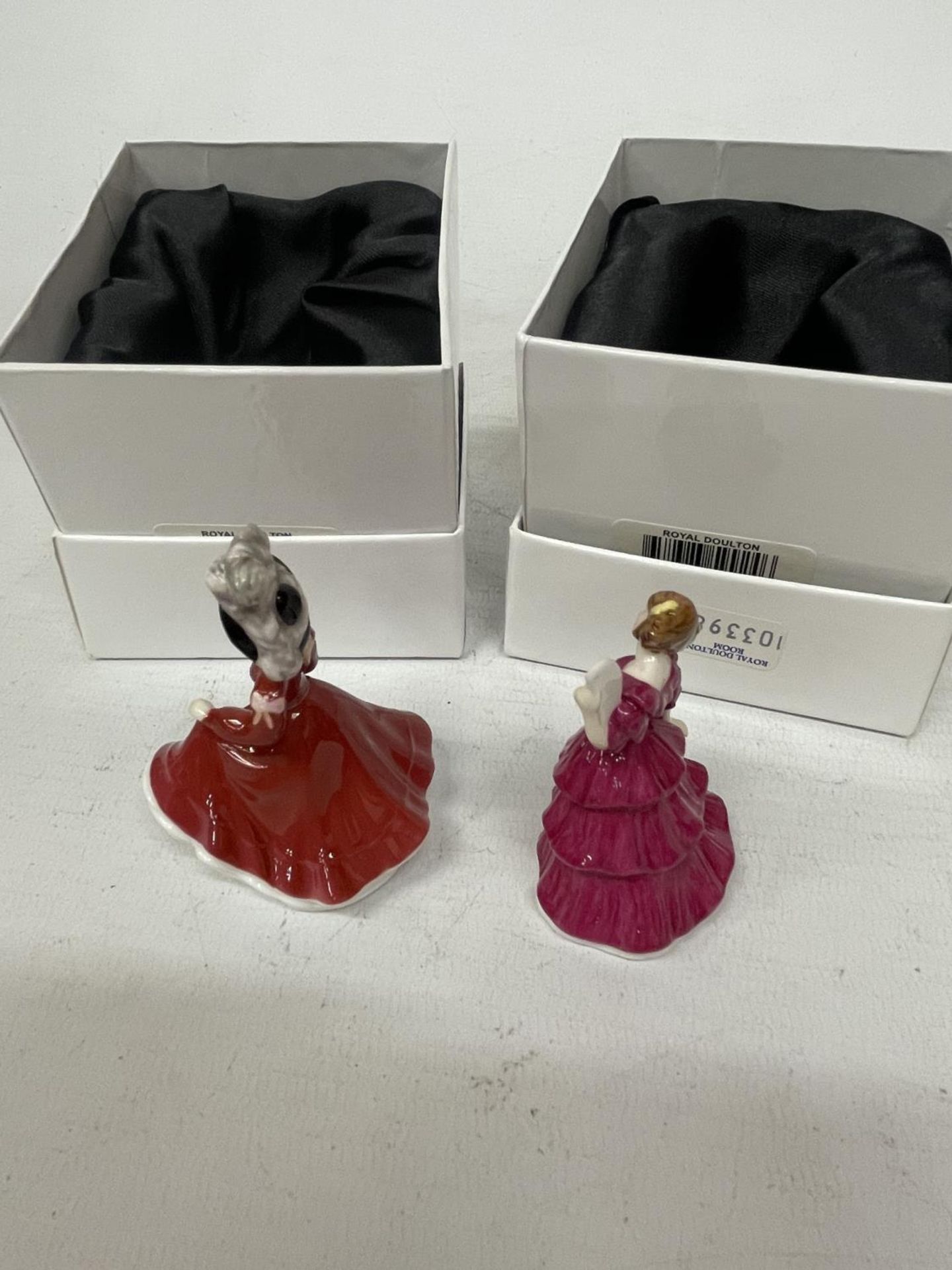 TWO BOXED ROYAL DOULTON MINIATURE FIGURES - JENNIFER AND PATRICIA - Image 4 of 6