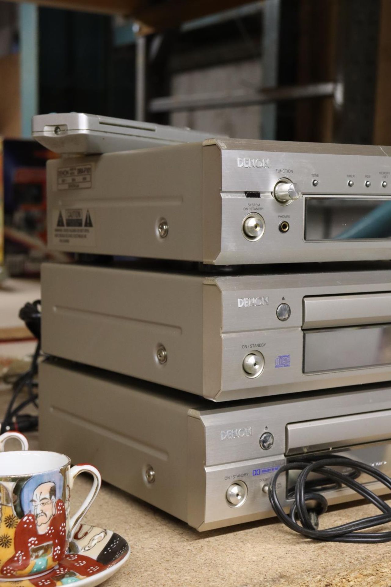 THREE RARE DENON SEPERATES WITH REMOTE CONTROL TO INCLUDE A STEREO RECEIVER, COMPACT DISC PLAYER AND - Image 2 of 4
