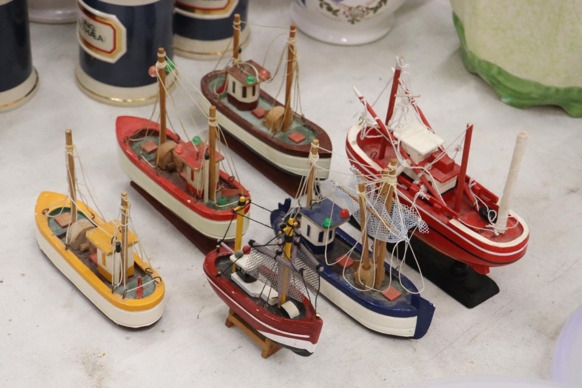 SIX MODELS OF TRAWLER FISHING BOATS - Image 4 of 6