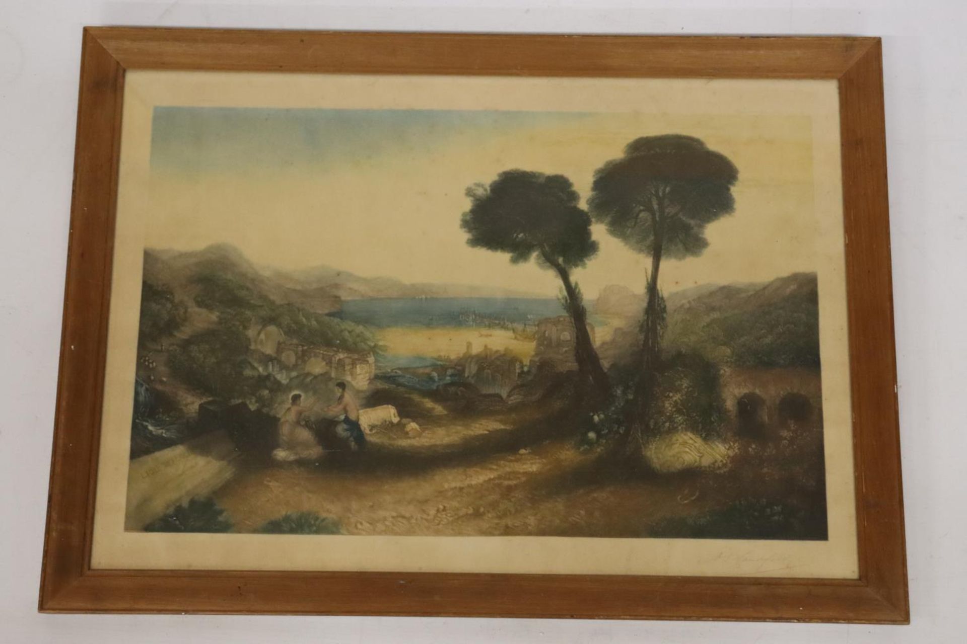 A J HANFORD BRITISH LITHOGRAPHER AND FRAMED THE BAY OF BAIAE - Image 2 of 5