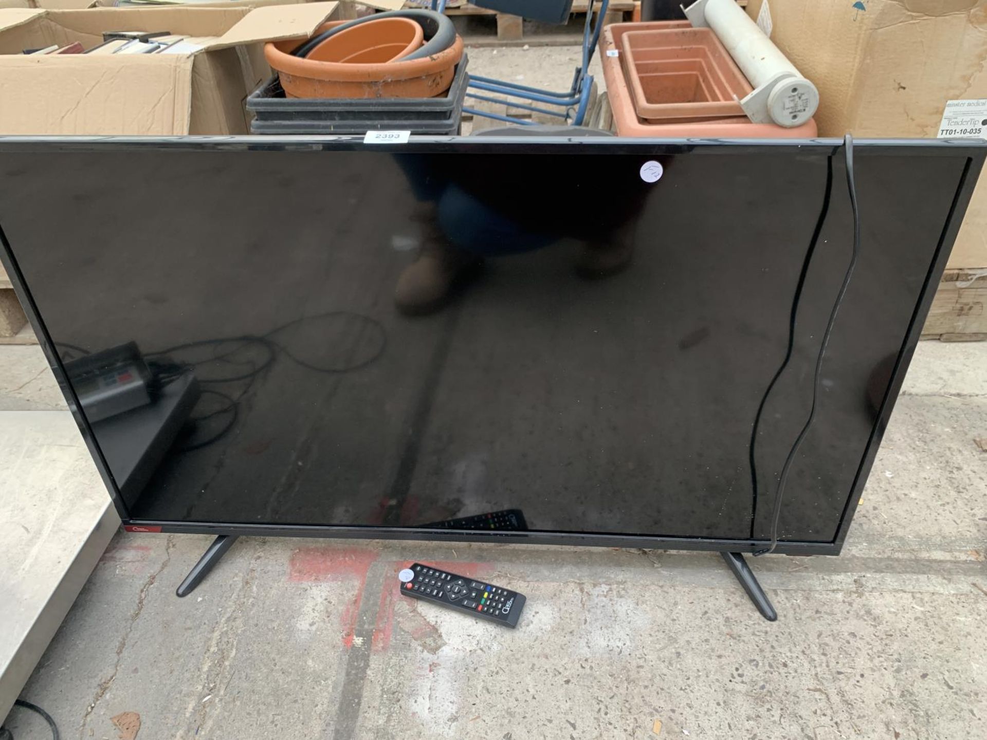 A CLASSPRO 40" TELEVISION WITH REMOTE CONTROL