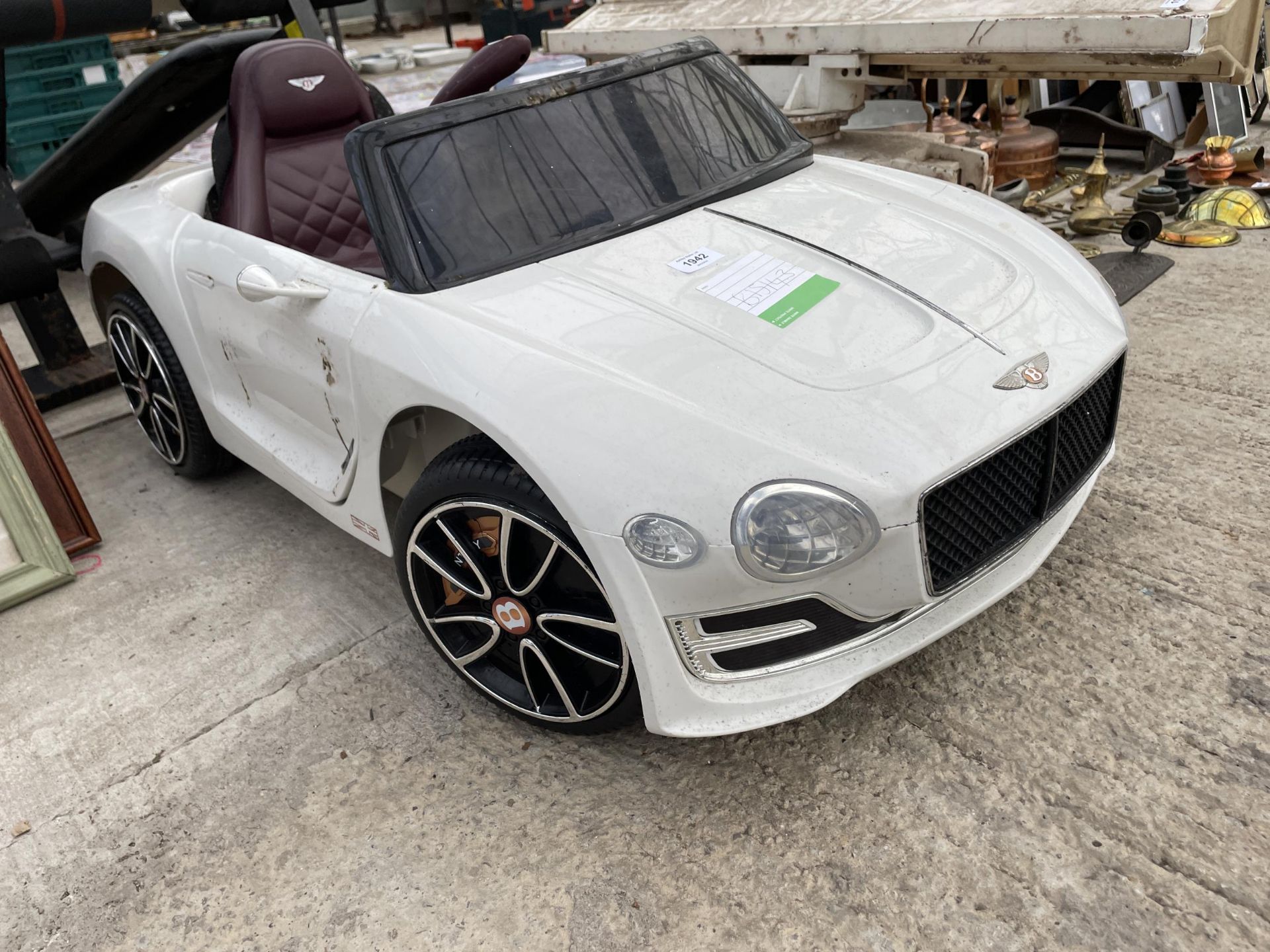 A CHILDRENS ELECTRIC RIDE ALONG BENTLEY - Image 2 of 3