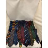 A COLLECTION OF CRICKET INTERNATIONAL AND BENEFIT TIES, MOSTLY VINTAGE - APPROX 20 IN TOTAL