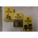 THREE HARDBACK COPIES OF WISDEN'S CRICKETER'S ALMANACKS, 2004, 2005 AND 2006. THESE COPIES ARE IN