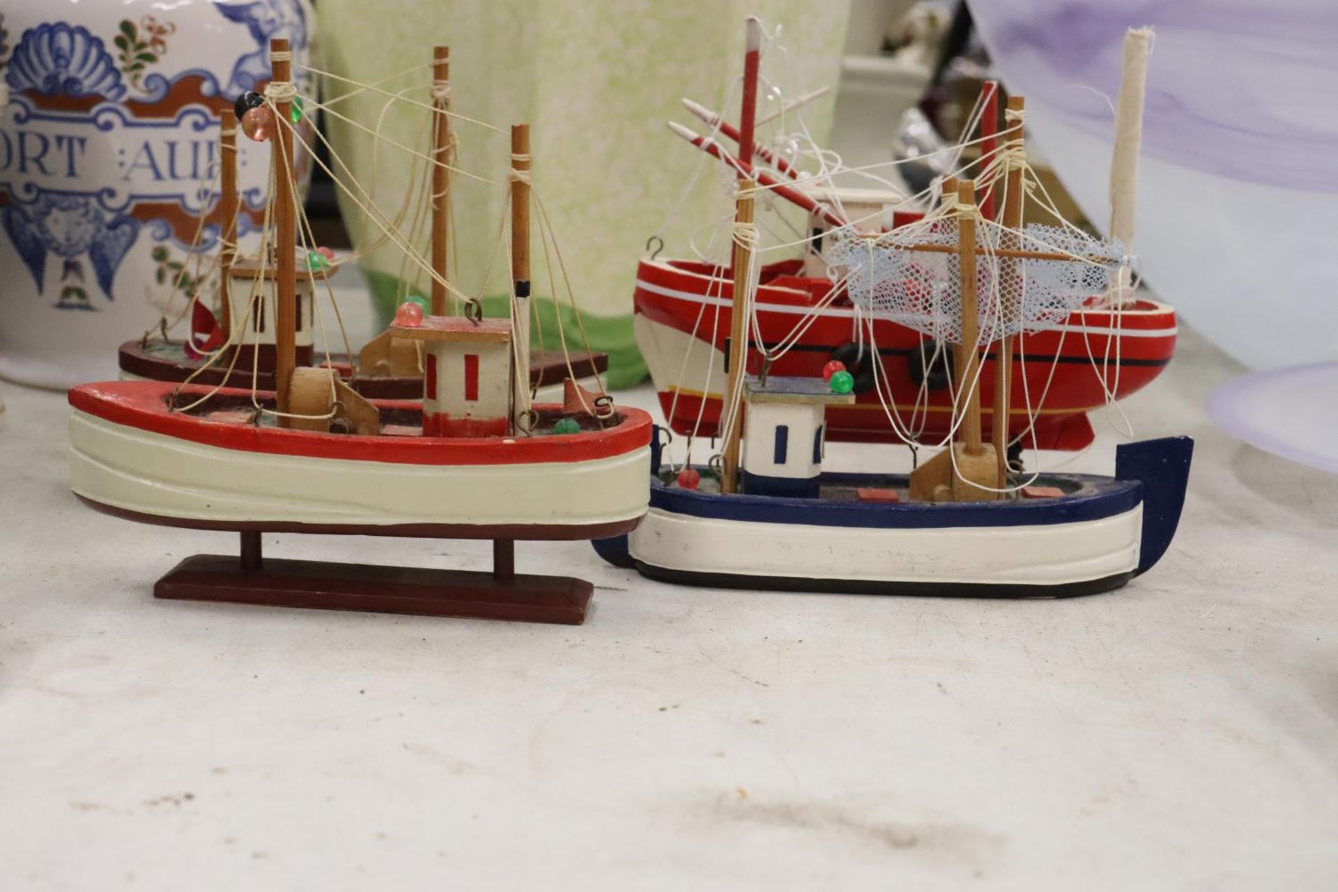 SIX MODELS OF TRAWLER FISHING BOATS - Image 5 of 6