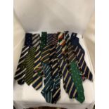 A COLLECTION OF CRICKET BENEFIT TIES, MOSTLY VINTAGE - APPROX 22 IN TOTAL