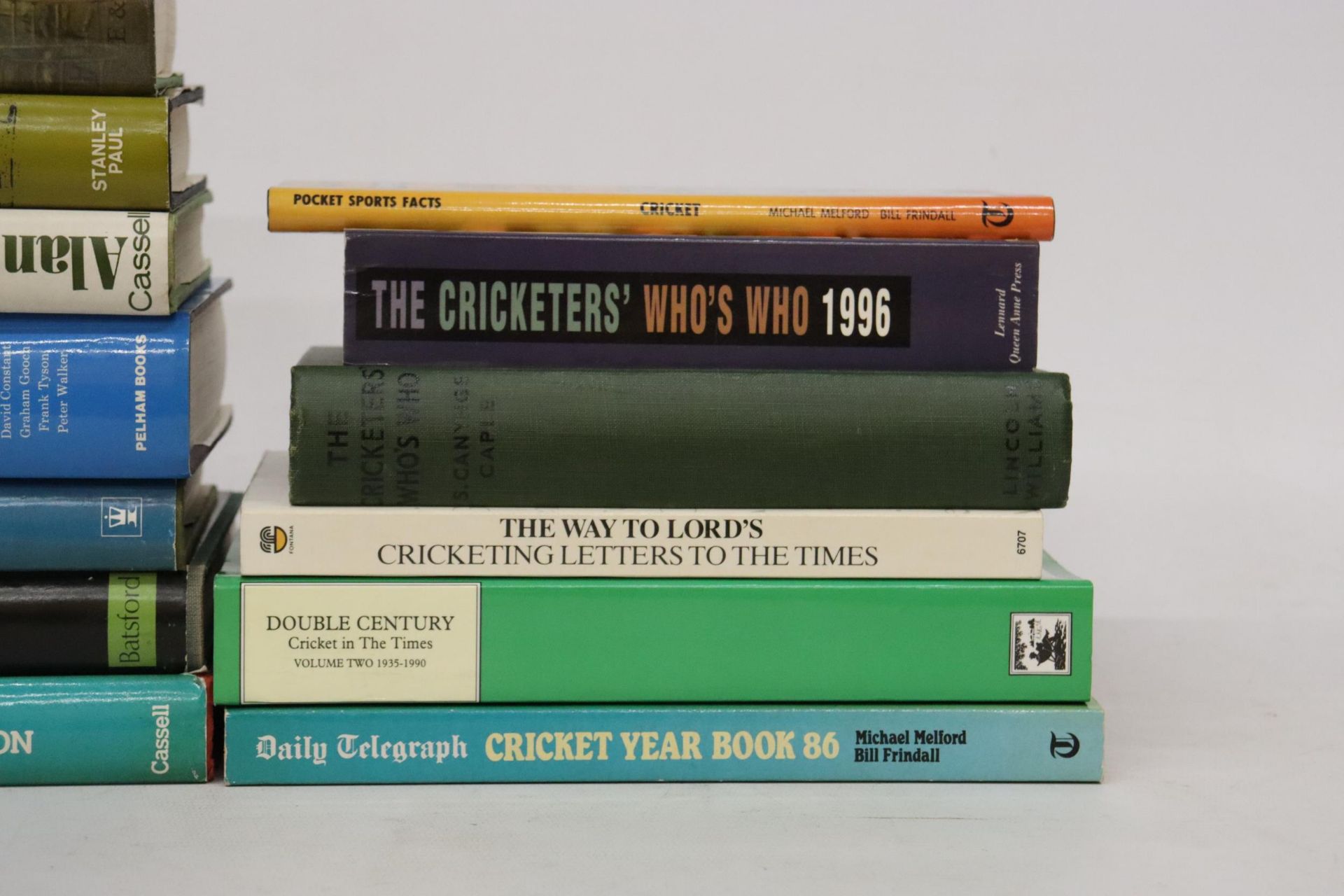 A QUANTITY OF CRICKET YEAR BOOKS, ETC, TO INCLUDE PELHAM CRICKET YEAR, CRICKET IN THE TIMES, DAILY - Image 8 of 8