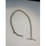 A MARKED SILVER POCKET WATCH CHAIN