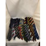 A COLLECTION OF CRICKET BENEFIT TIES, MOSTLY VINTAGE - APPROX 22 IN TOTAL