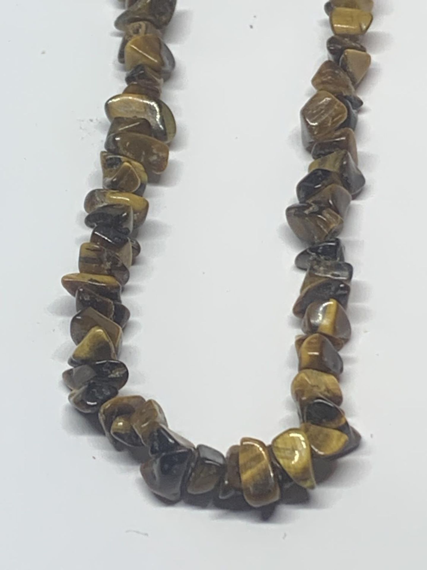 TWO TIGERS EYE NECKLACES - Image 3 of 5